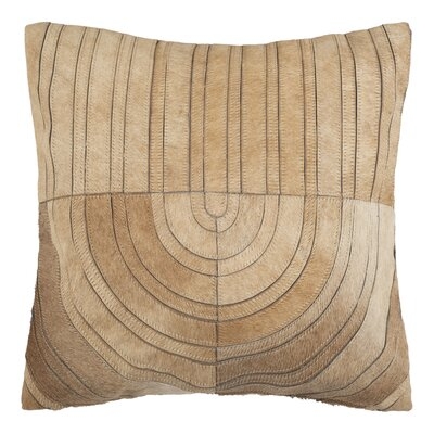 Montauk Suede Geometric 20" Throw Pillow - Image 0