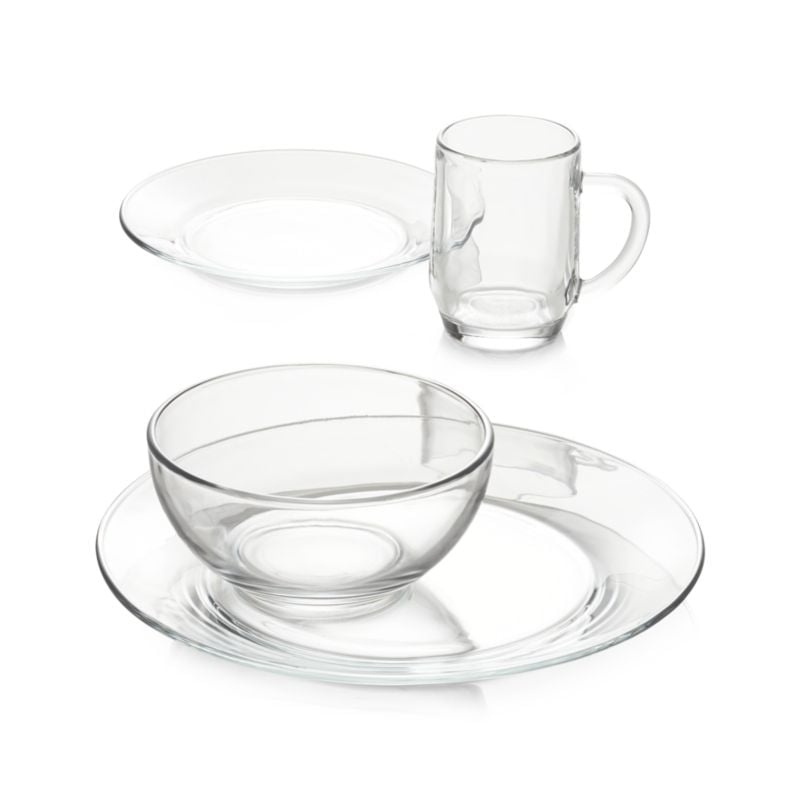 Moderno Glass Salad Plates, Set of 8 - Image 2
