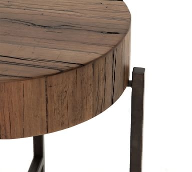 Fargo End Table, Natural Brown/Patina Copper - Image 2