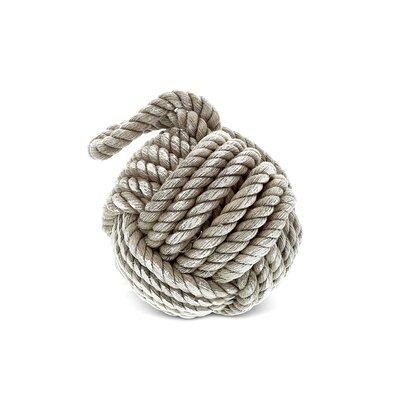 Zephyr Nautical Ornament Monkey Fist Sailor Knot Hemp Rope - Image 0