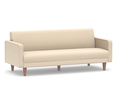 Edison Upholstered Sleeper Sofa, Polyester Wrapped Cushions, Performance Everydayvelvet(TM) Buckwheat - Image 2
