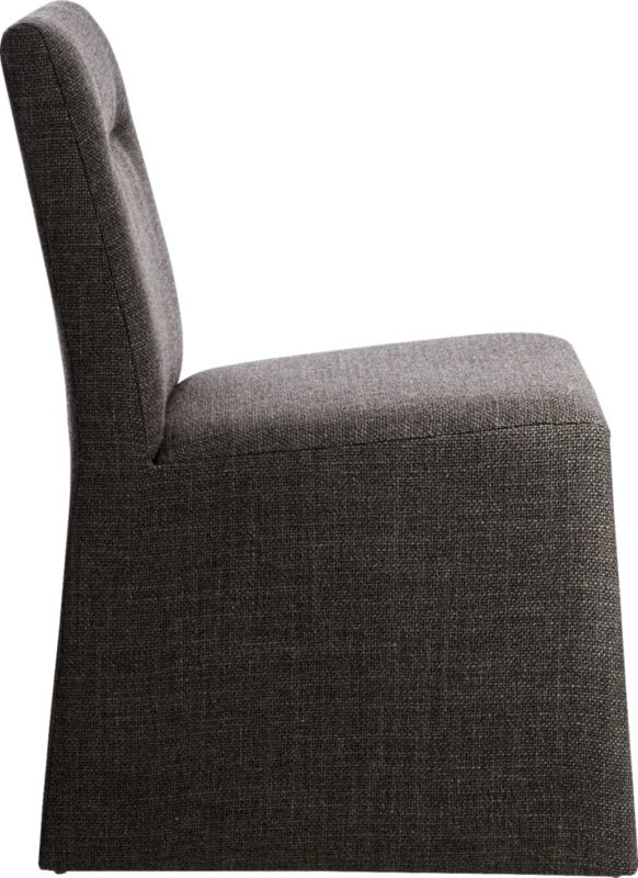 Silver Lining Grey Armless Dining Chair - Image 3