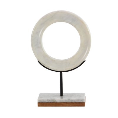 Ethen Modern Marble Ring Sculpture - Image 1