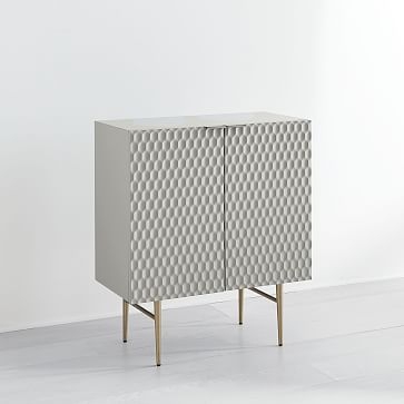 Audrey Small Cabinet, Mist Gray - Image 3