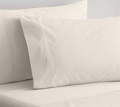 Classic 700-Thread-Count Sateen Sheet Set, Cal. King, Ivory - Image 0