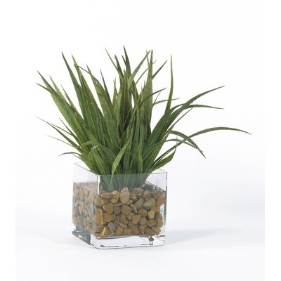 Desktop Foliage in Glass Vase - Image 0