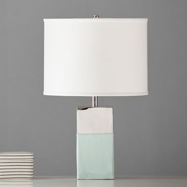 Dipped Metal Table Lamp, White - Image 4