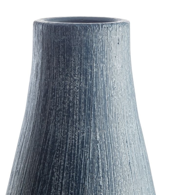 Annisa Blue Wide Teardrop Vase - Image 2