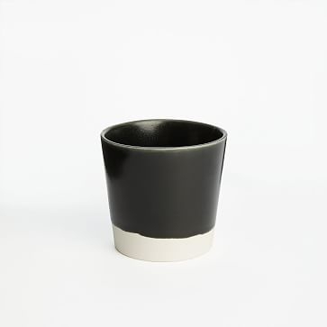 Paper & Clay, Planter, Black/Cream - Image 0