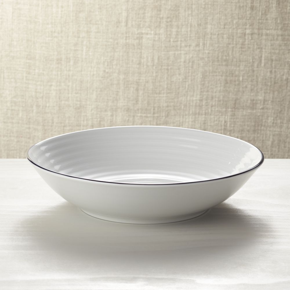 Roulette Blue Band Serving Bowl - Image 0