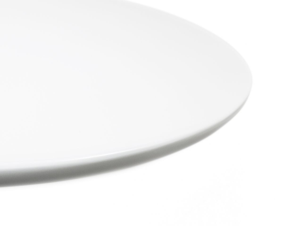 Tulip Table Oval - Lacquer - 67&quot;&quot; | 170cm White Lacquer White - Image 1