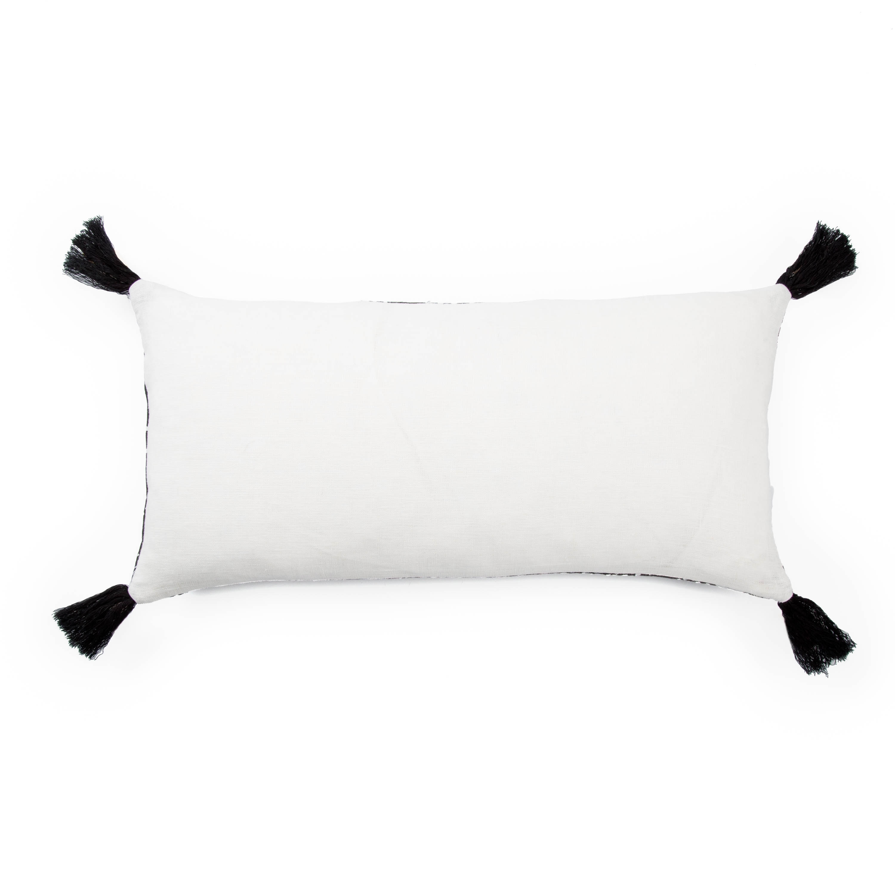 Design (US) Black 10"X21" Pillow - Image 1
