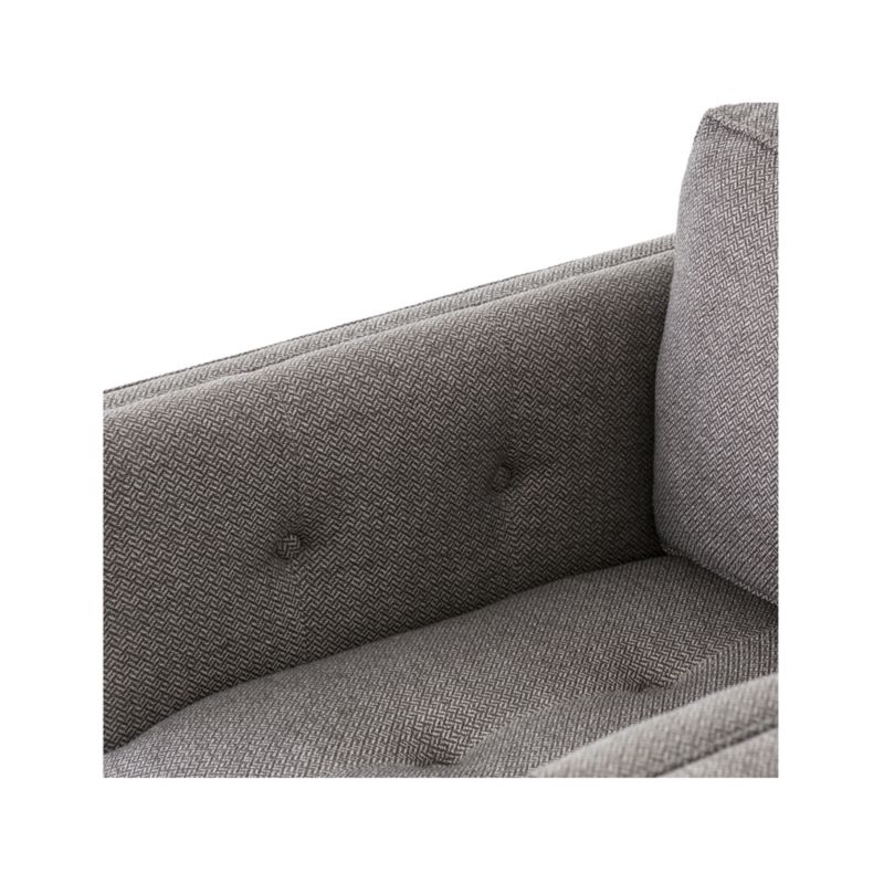 Wylie Grey Tufted Swivel Chair - Image 7