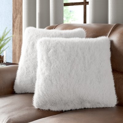 Sheba Faux Fur Throw Pillow (Set of 2) - Image 0