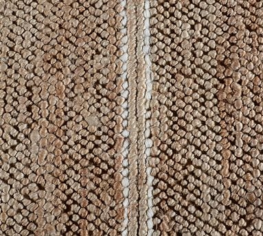Nan Handwoven Jute Rug, 8 x 10', Natural/Gray - Image 2