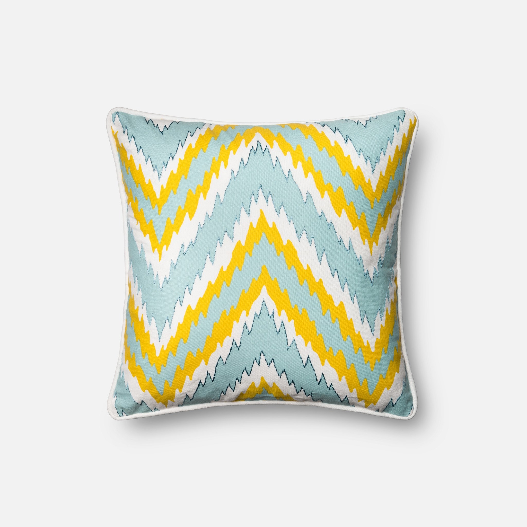 PILLOWS - YELLOW - 18" X 18" Cover w/Down - Image 0