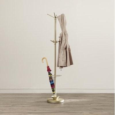 Ridlon Metal Coat Rack with Umbrella Stand - Image 0