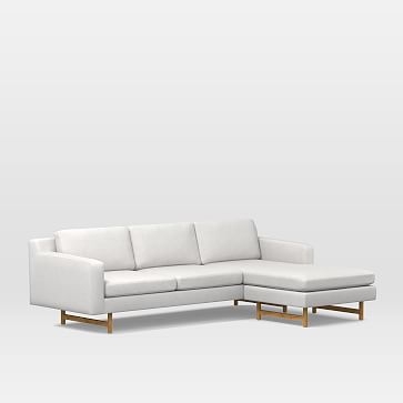 Eddy 3 Seater Flip Sectional, Eco Weave, Oyster - Image 2