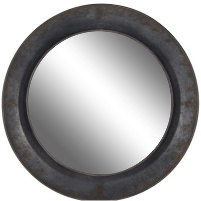 Harrisville Rustic Round Accent Mirror - Image 0
