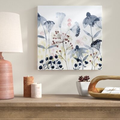 'Layered Gardens I' Painting on Canvas - Image 0