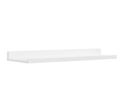 Holman Handmade Floating Shelf, 4', Modern White - Image 0