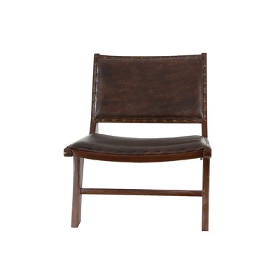 Genuine Leather Lounge Chair - Image 0
