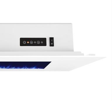Real Flame(R) Dinatale Electric Fireplace, White - Image 4