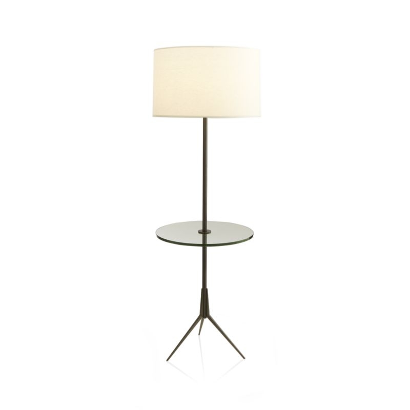 Trey Floor Lamp With Glass Table - Image 4