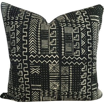 African Print Mud Cloth Pillow Cover - Image 0