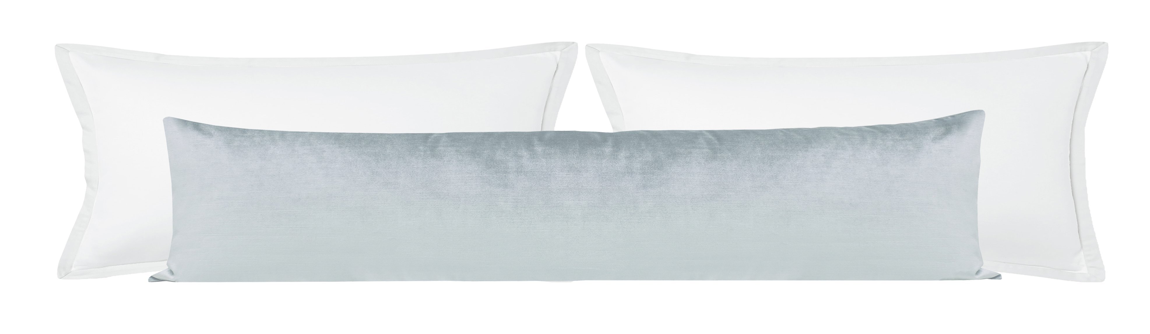 THE XL LUMBAR :: FAUX SILK VELVET // MINERAL - 14" X 48" - Image 0