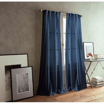 Paradox Back Tab Solid Room Darkening Curtain Panels - Image 0