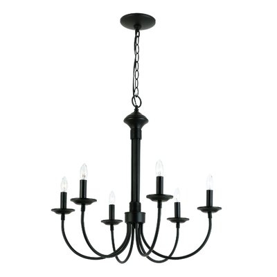 Shaylee 6-Light Candle-Style Chandelier - Image 0