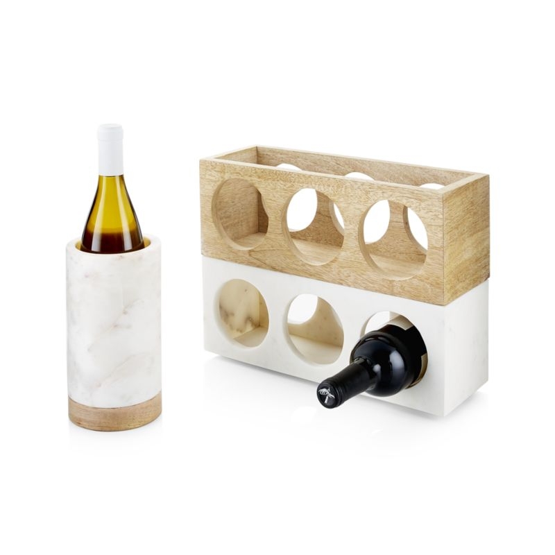 Marble Stacking 3-Bottle Wine Rack - Image 7