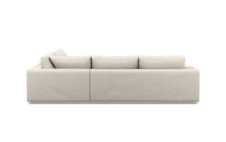 Walters Corner Sectional with Beige Wheat Fabric - Image 3
