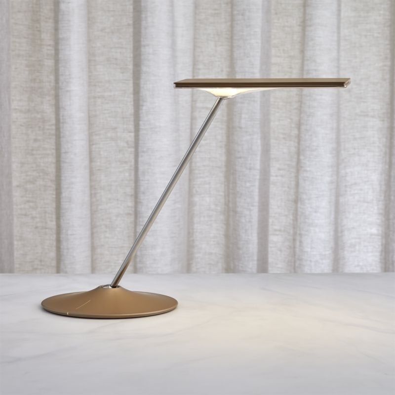 Humanscale ® Horizon Bronze Gold Desk Lamp - Image 1