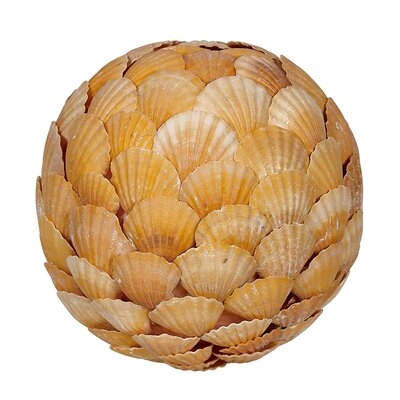 Alday Shell Orb Sculpture - Image 0