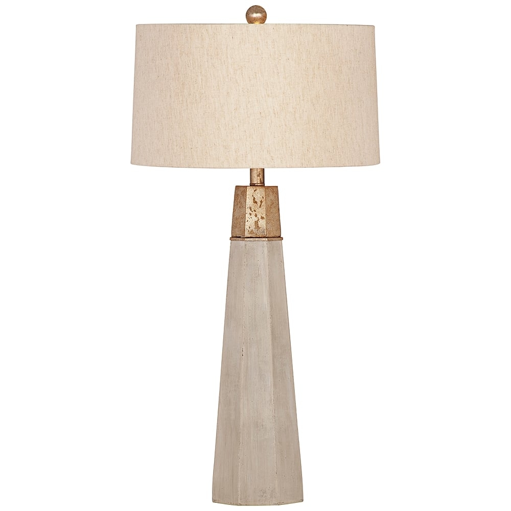 Rowan Natural Cement Table Lamp - Style # 58K95 - Image 0
