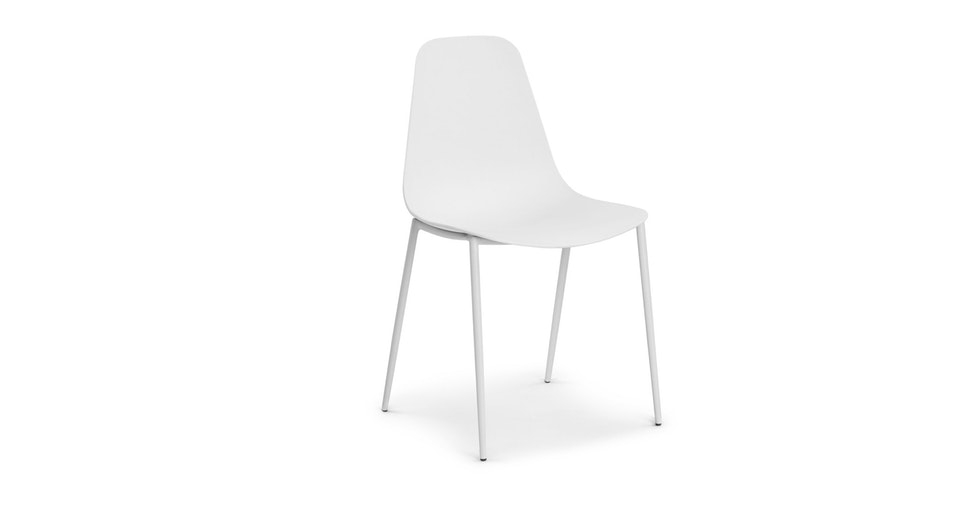 Svelti Pure White Dining Chair - Image 0
