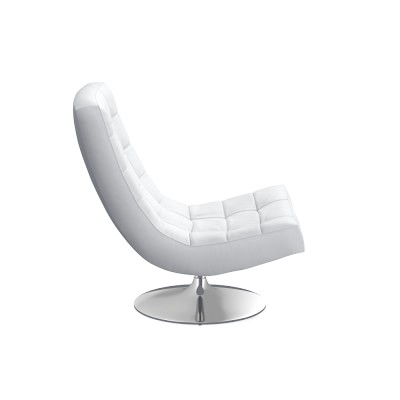 James Swivel Chair, Performance Linen Blend, Graphite - Image 1