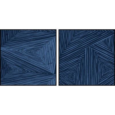 Triangular Patterns Diptych - Image 0