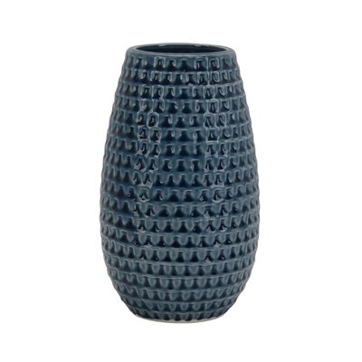 Nalani Hammered Ceramic Table Vase - Image 0