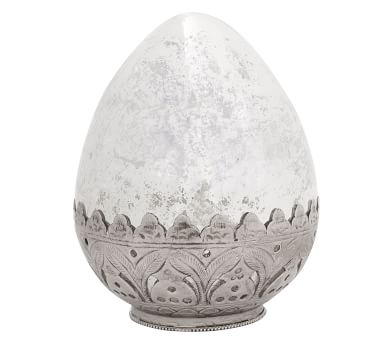 Madeline Mercury Glass Eggs - Small - Image 2
