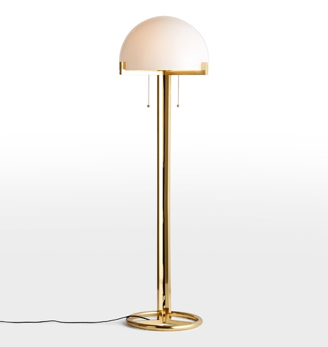 Altadena Glass Shade Floor Lamp - Image 3