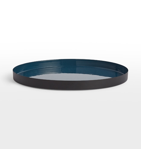 Blue & Black Enamel Tray - Image 4