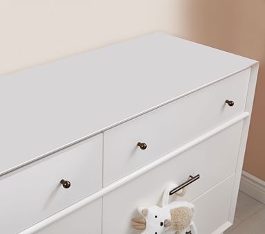 west elm x pbk Mid-Century Extra Wide Dresser, White, In-Home Delivery - Image 4