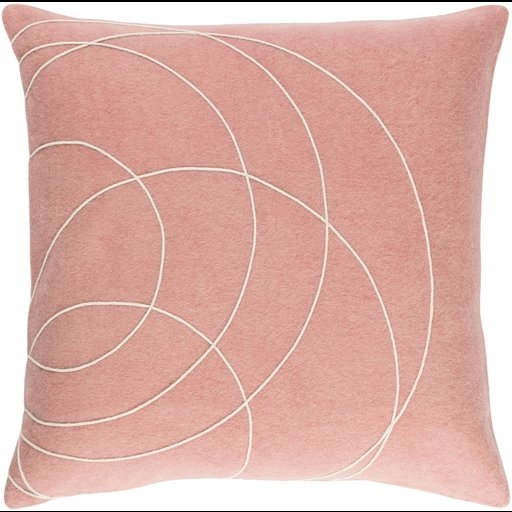 Solid Bold Throw Pillow, 18" x 18", with poly insert - Image 2