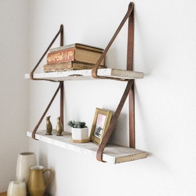 Littleton Hanging 2 Piece Wall Shelf Set - Image 0