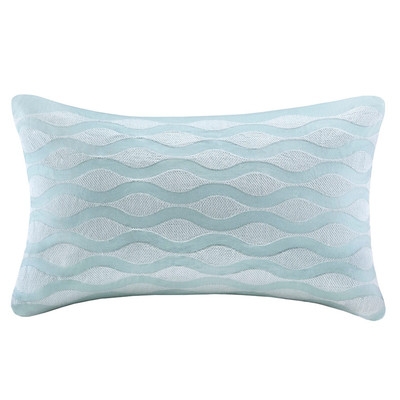 Maya Bay Cotton Lumbar Pillow - Image 0