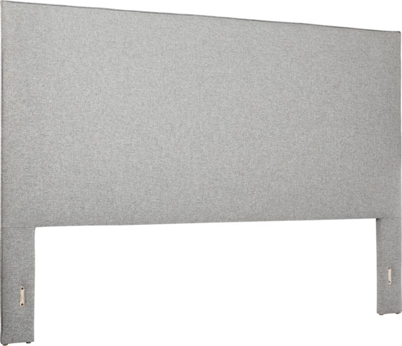 Façade Tall Grey Headboard King + Adjustable Metal Frame - Image 3