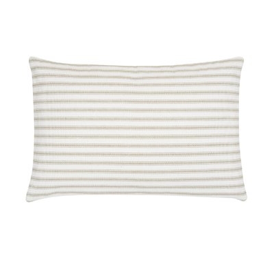 Jarrell Stripe Cotton Lumbar Pillow- Polyfill - Image 0